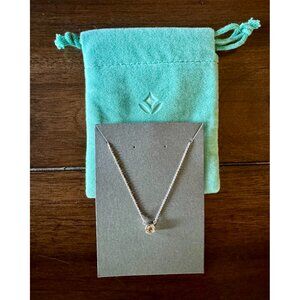 Brilliant Earth Silver Lab Diamond Bezel Pendant - 1/5 cttw, F color, SI clarity